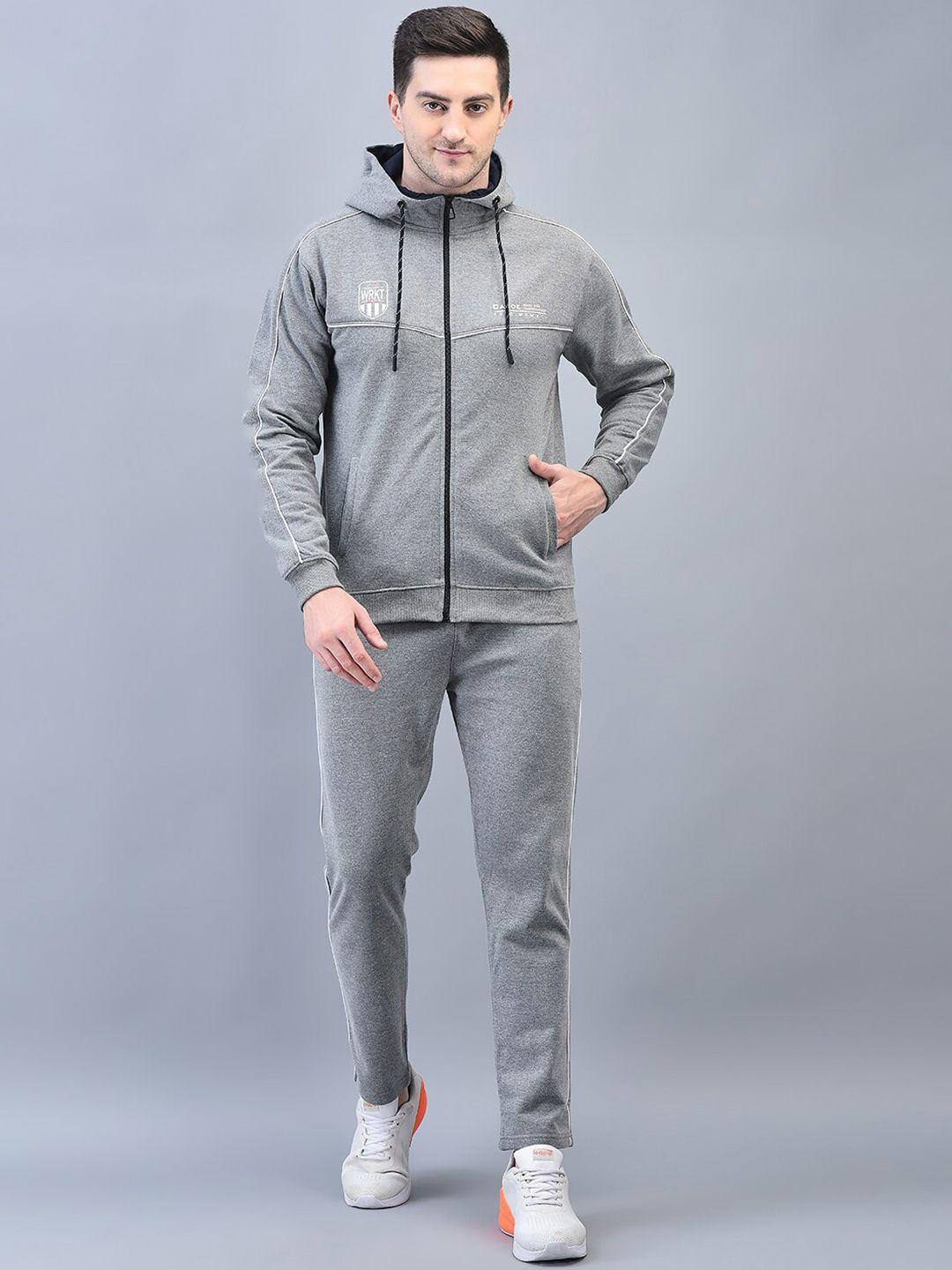 canoe printed hooded tracksuits