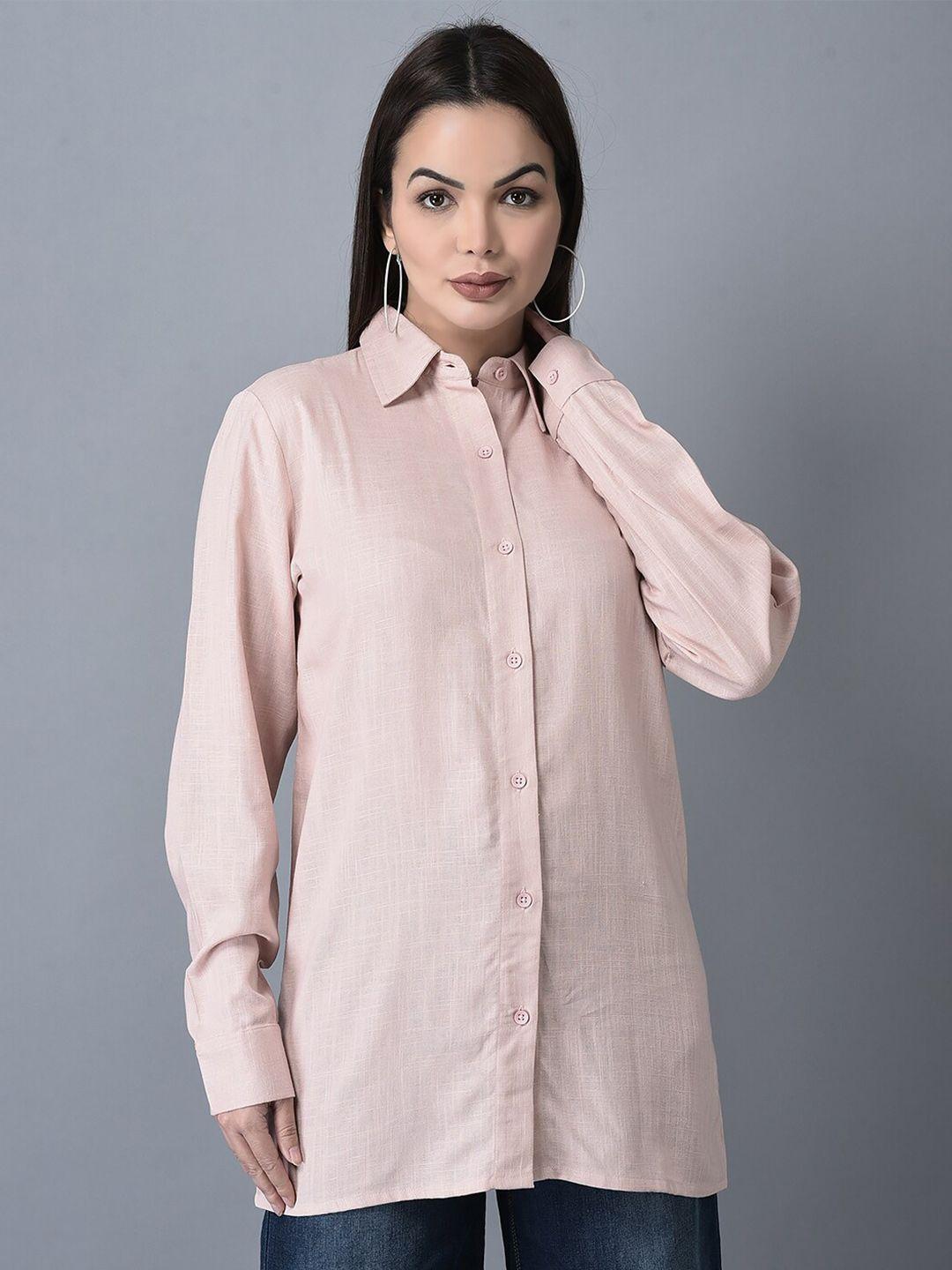 canoe classic casual longline shirt