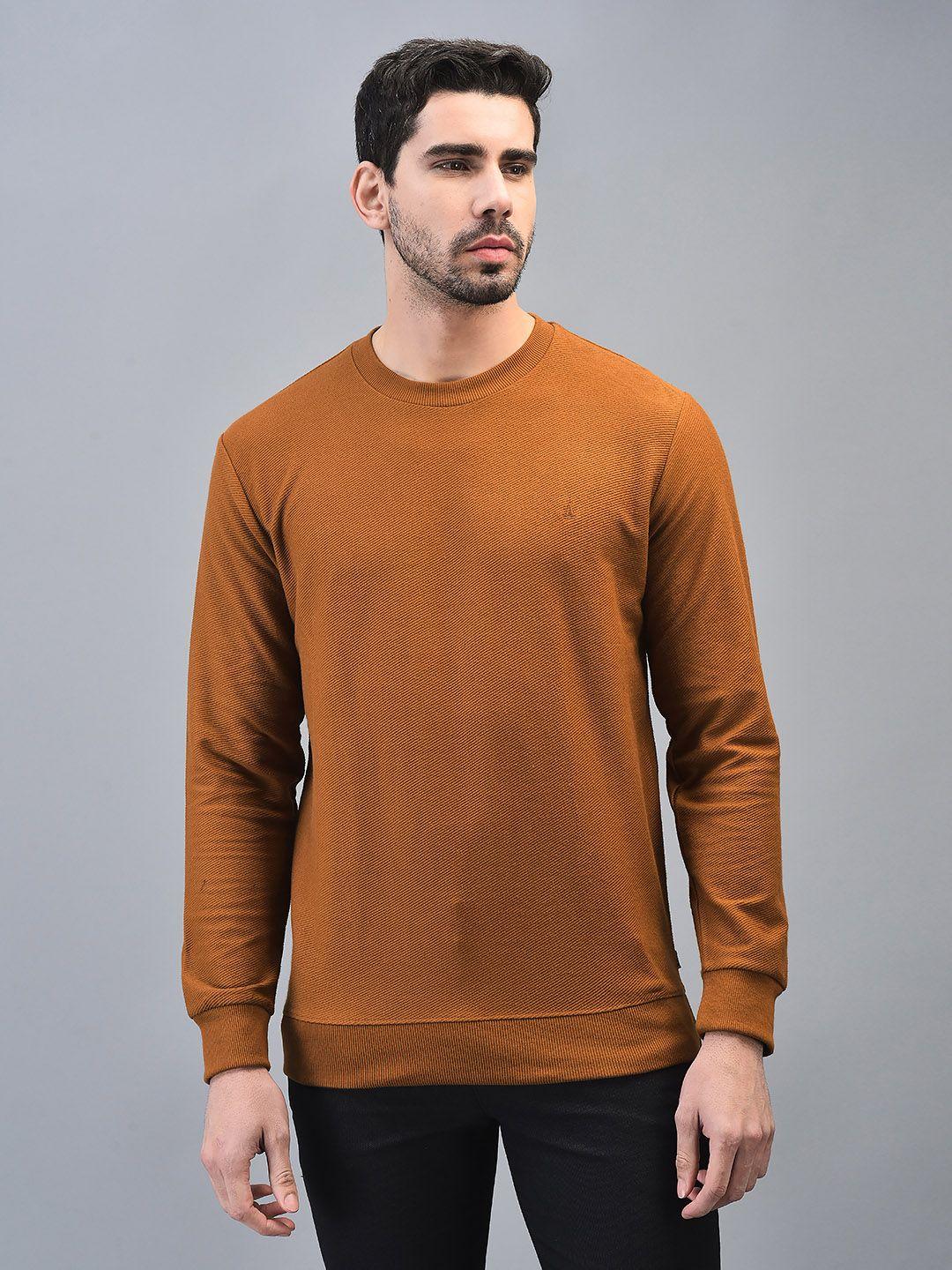 canoe long sleeves round neck cotton pullover sweatshirt