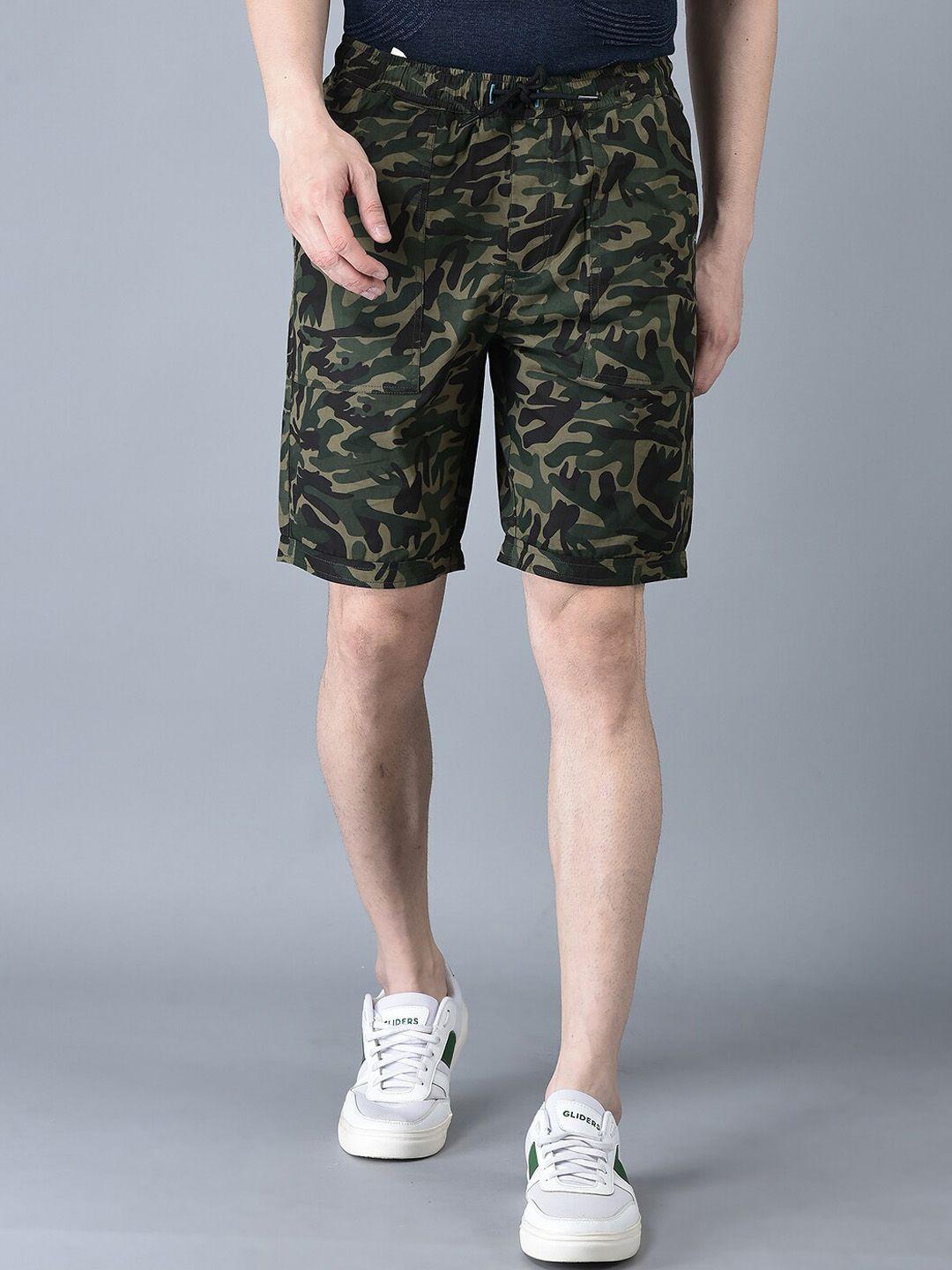 canoe men camouflage printed pure cotton shorts