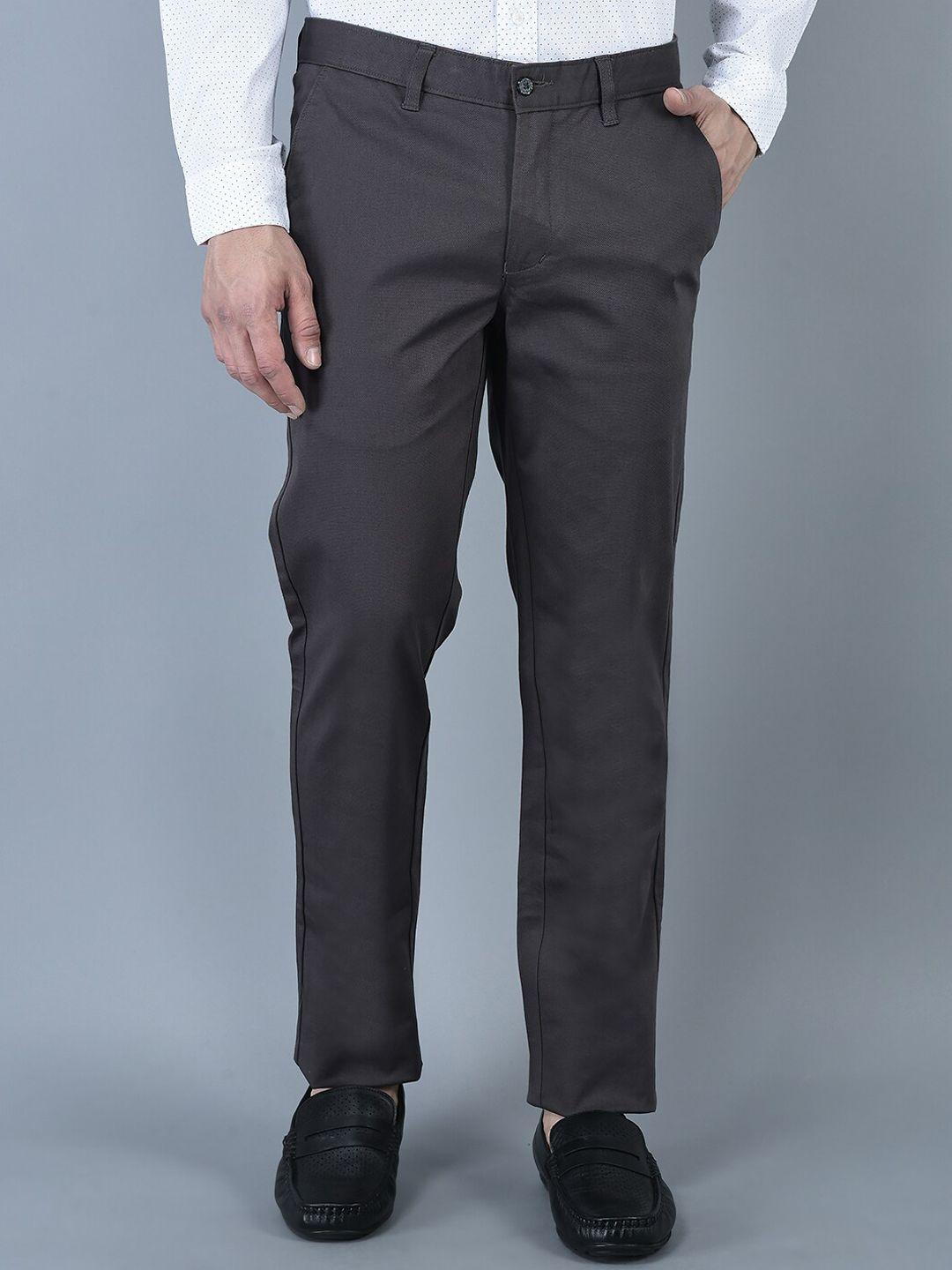 canoe men straight fit easy wash formal trousers