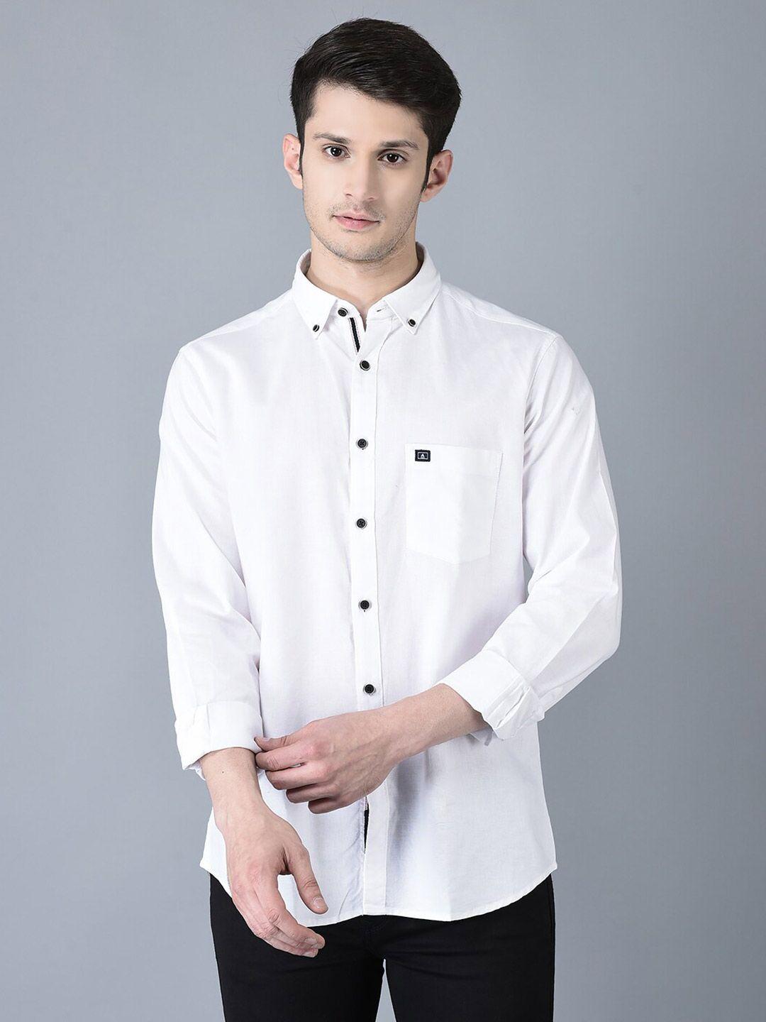 canoe smart spread collar pure cotton casual shirt