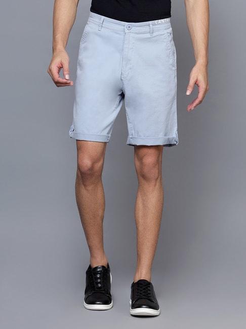 cantabil aqua cotton regular fit bermuda shorts