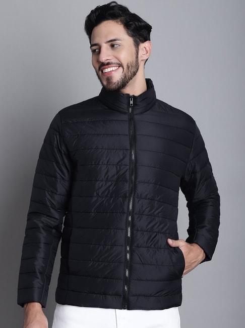 cantabil black regular fit jacket