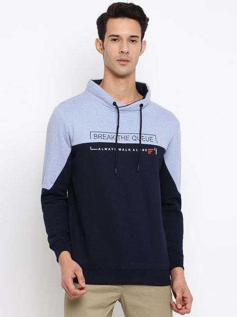 cantabil blue regular fit sweatshirt