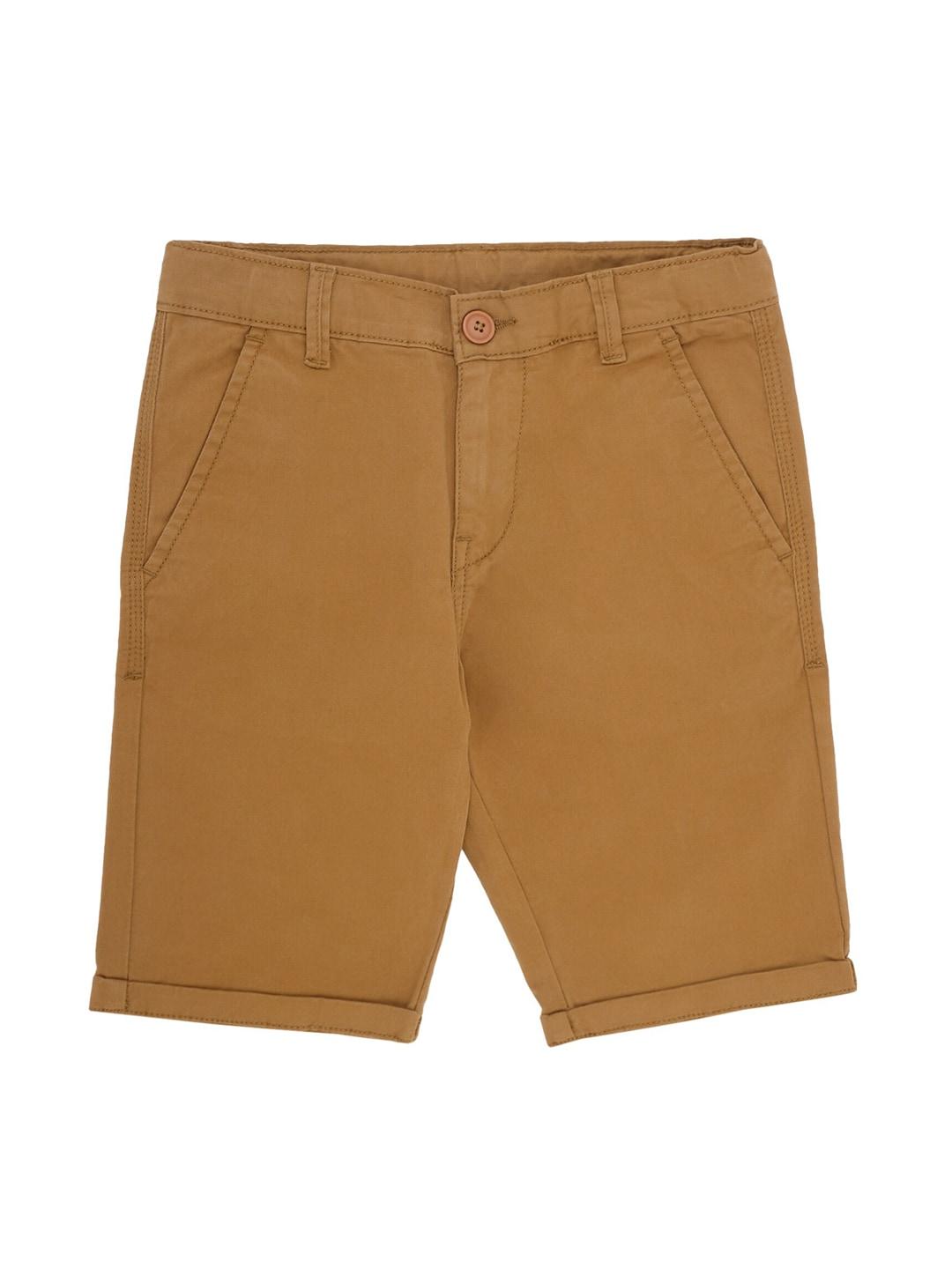 cantabil boys high-rise cotton chino shorts