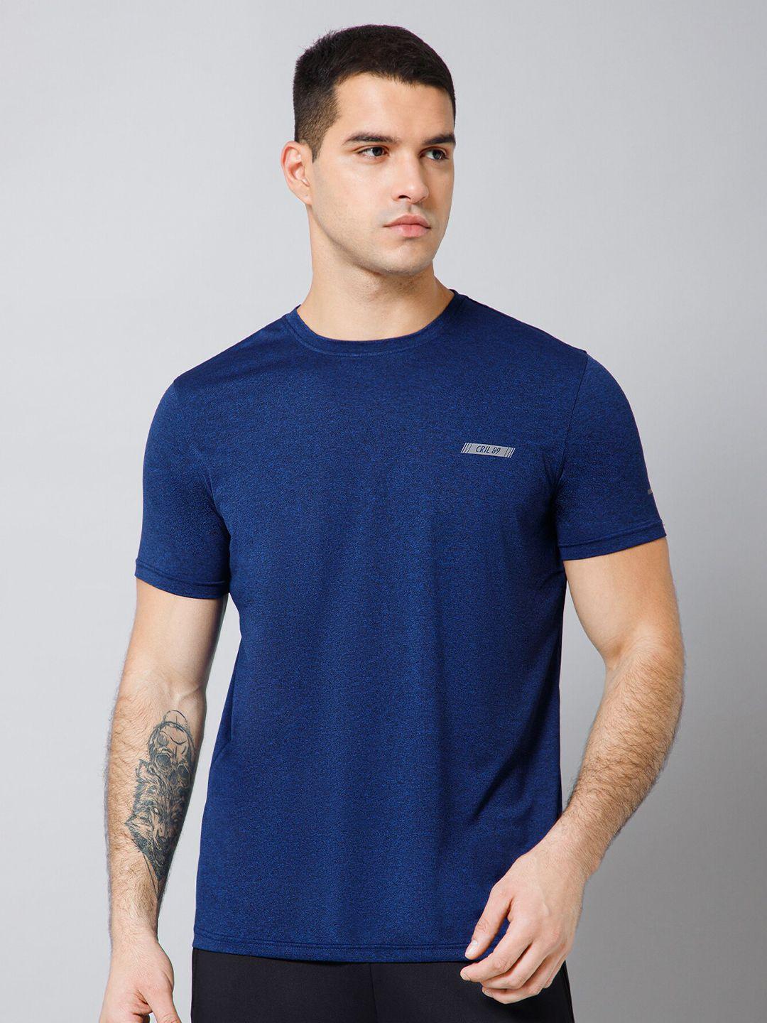 cantabil men blue pockets t-shirt