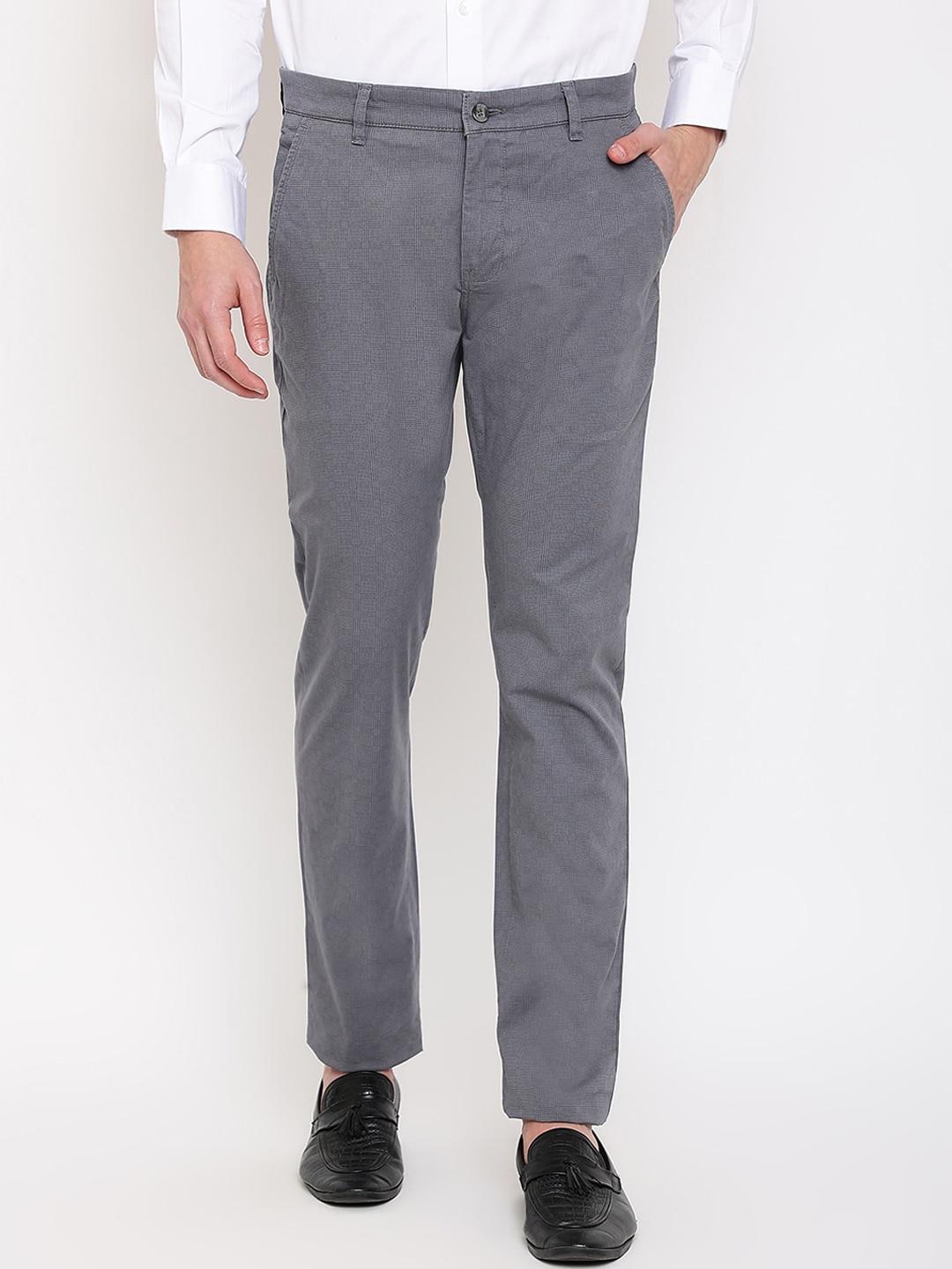 cantabil men cotton formal trousers