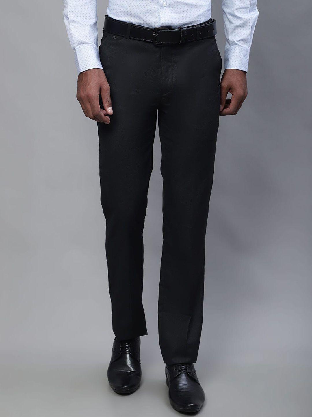 cantabil men mid rise formal trousers