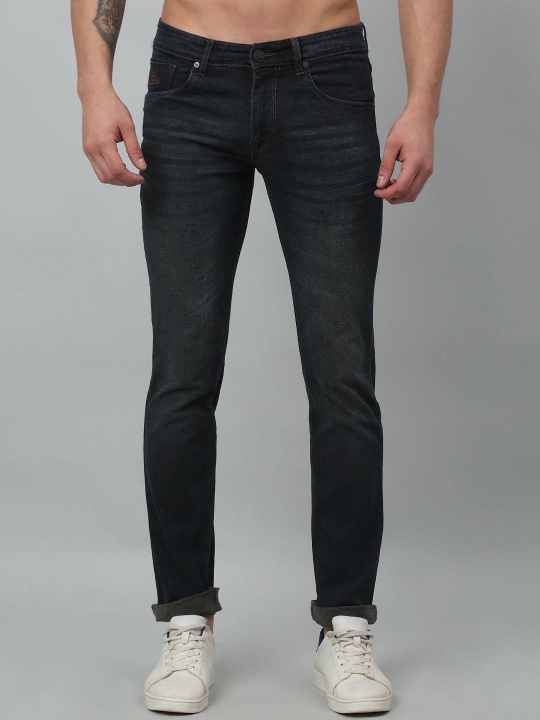 cantabil men mid-rise light fade jeans