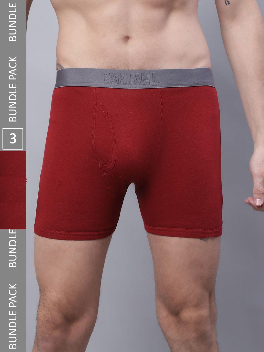 cantabil men pack of 3 cotton basic briefs