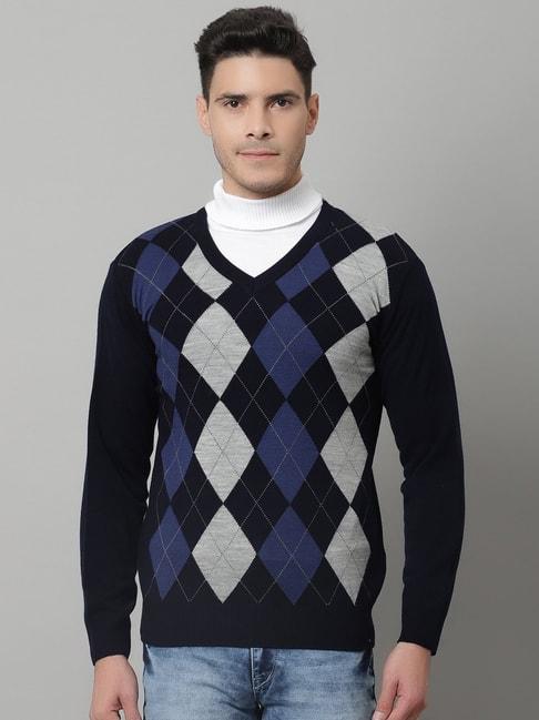 cantabil-navy-regular-fit-v-neck-sweater