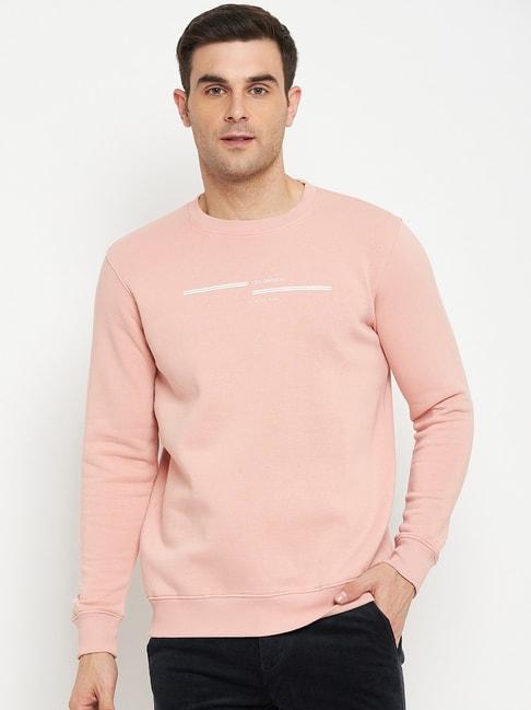 cantabil peach regular fit sweatshirt