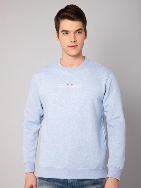 cantabil blue regular fit sweatshirt