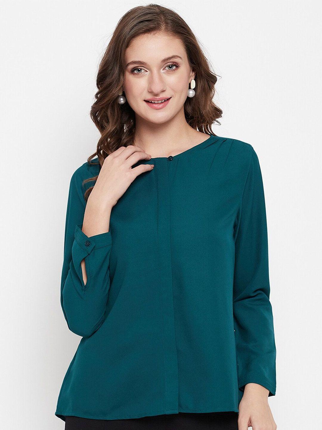 cantabil boat neck full sleeve casual top