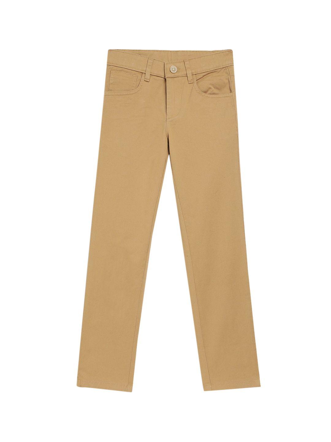 cantabil boys beige chinos trousers