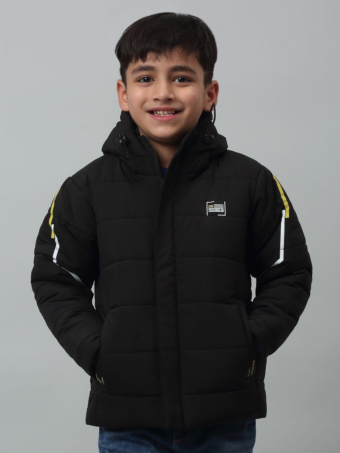 cantabil boys hooded lightweight puffer jacket