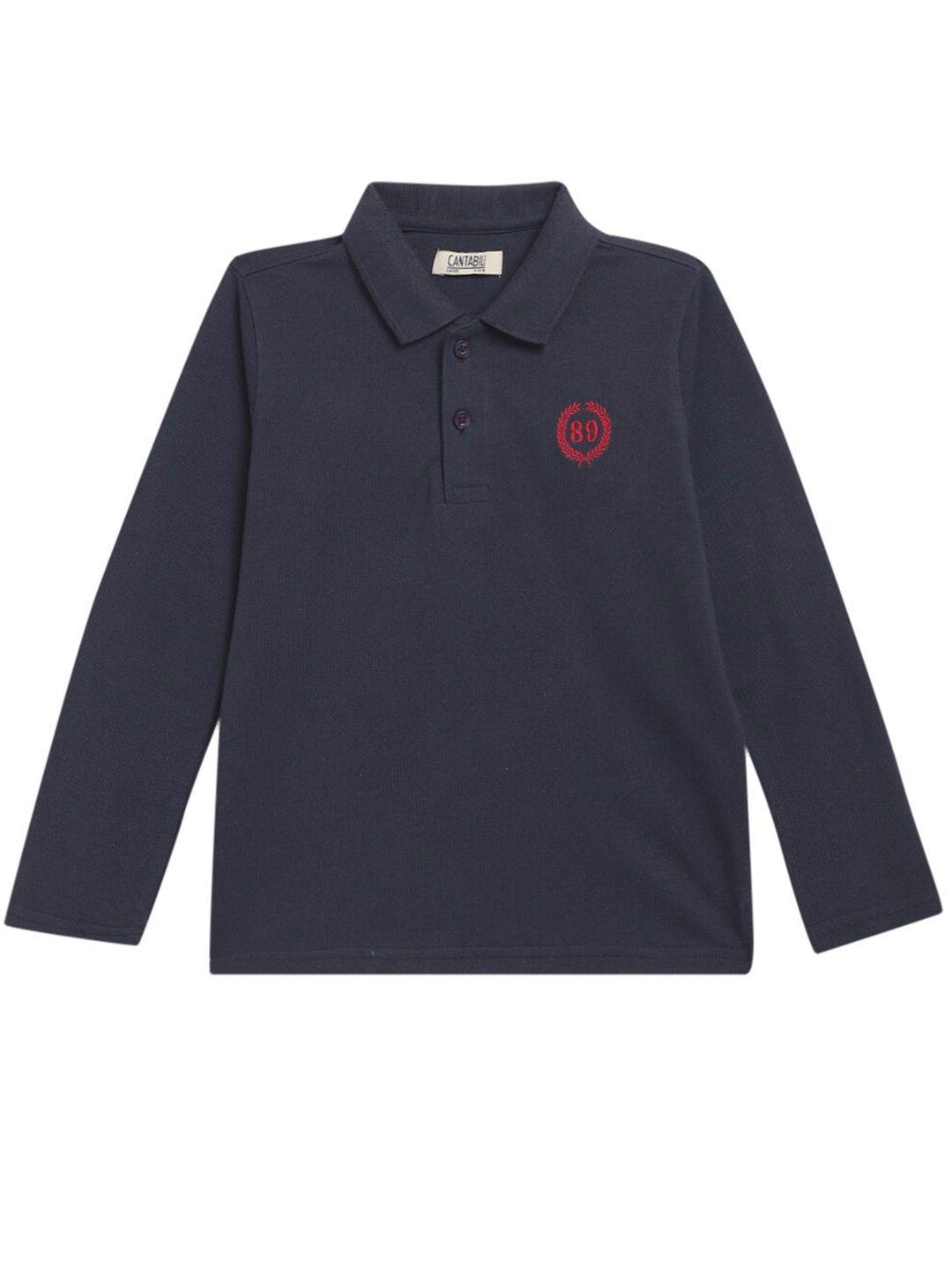 cantabil boys polo collar cotton t-shirt