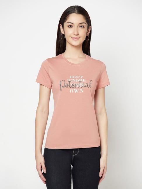 cantabil coral printed t-shirt