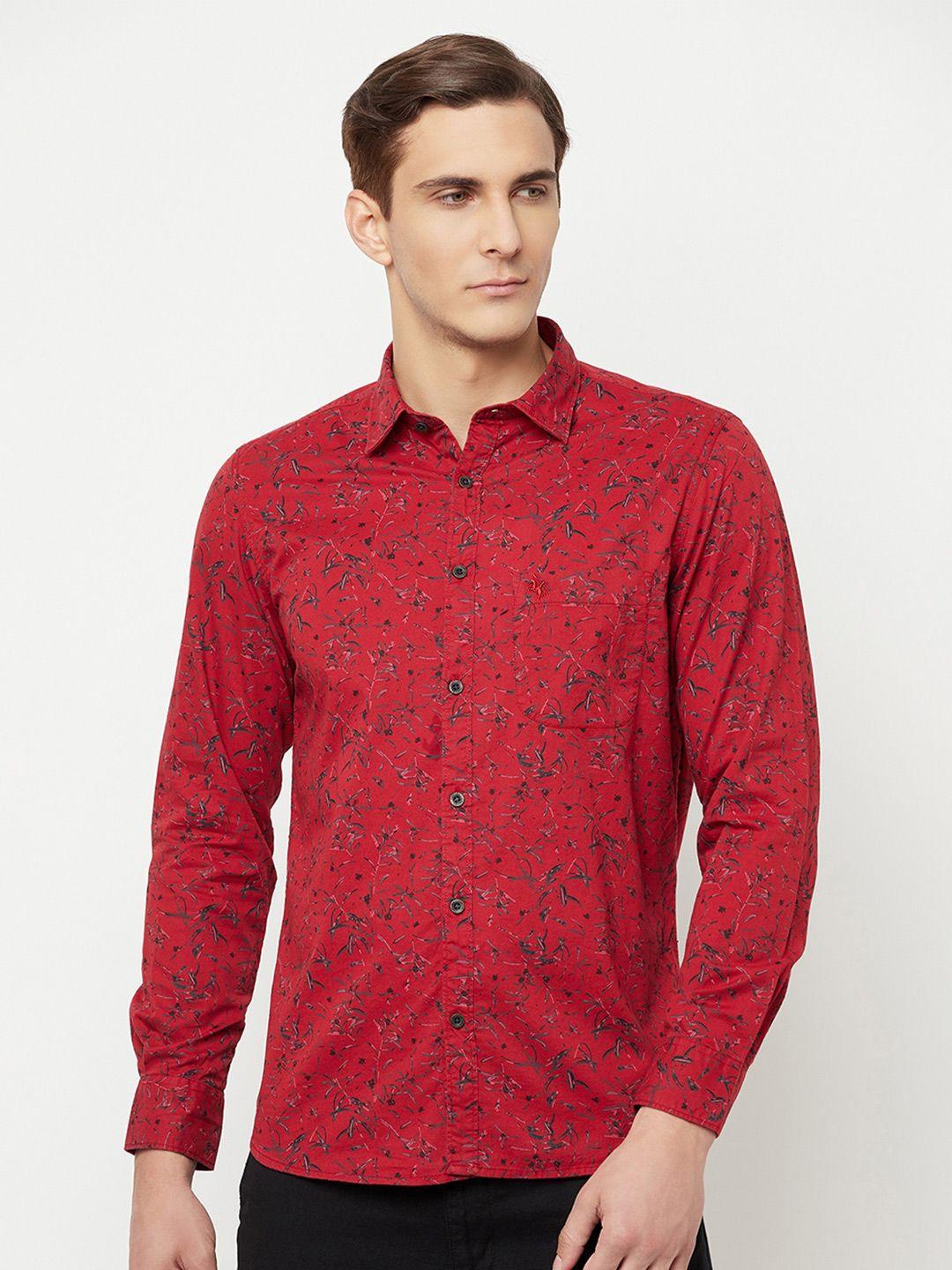 cantabil floral printed casual shirt