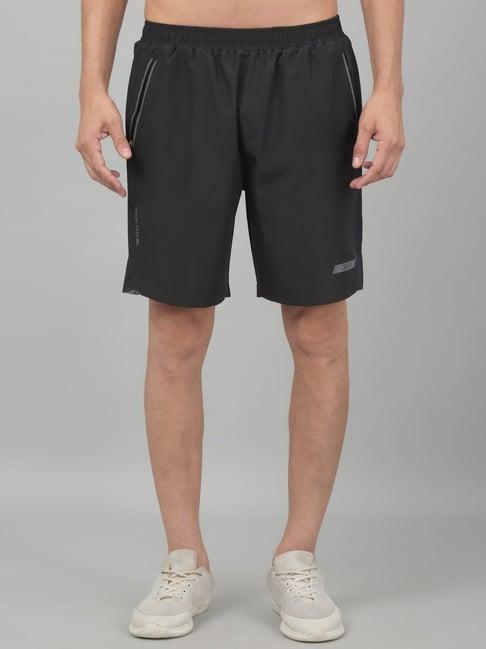 cantabil grey regular fit sports shorts