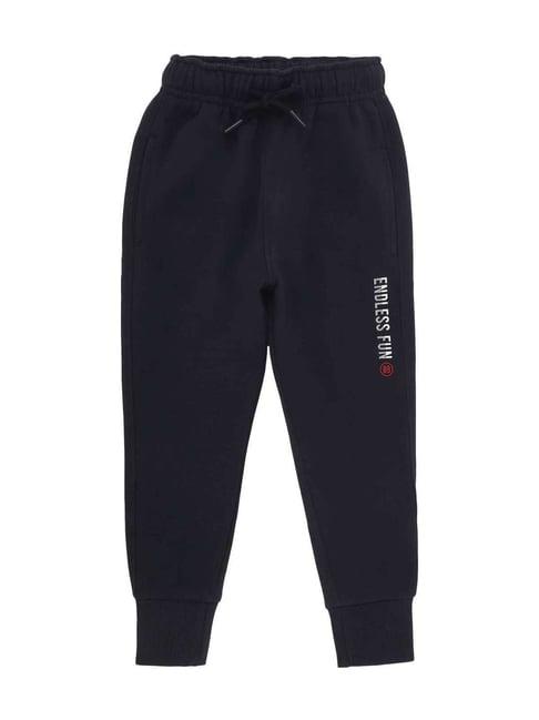 cantabil kids navy regular fit joggers