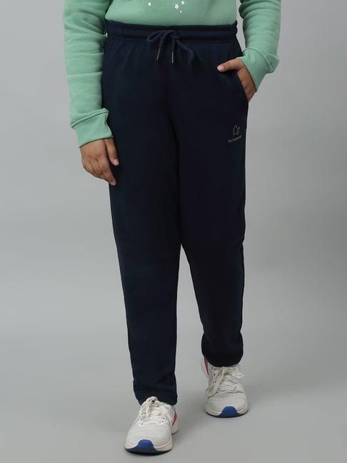 cantabil kids navy solid trackpants