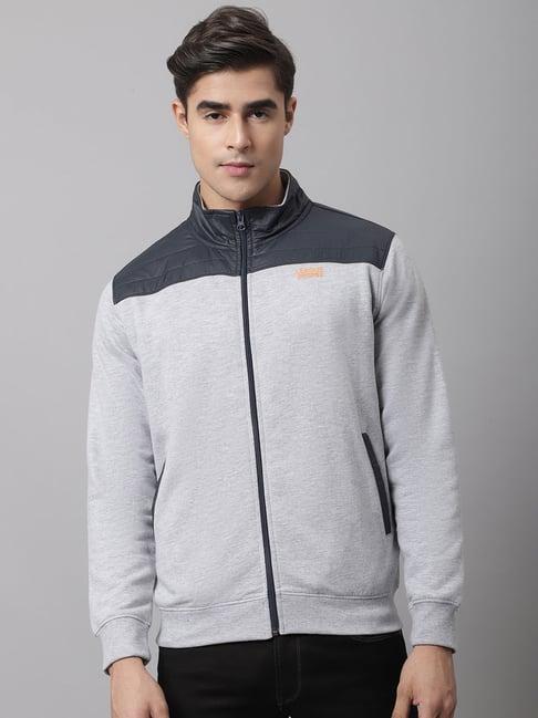 cantabil light grey regular fit sweatshirt