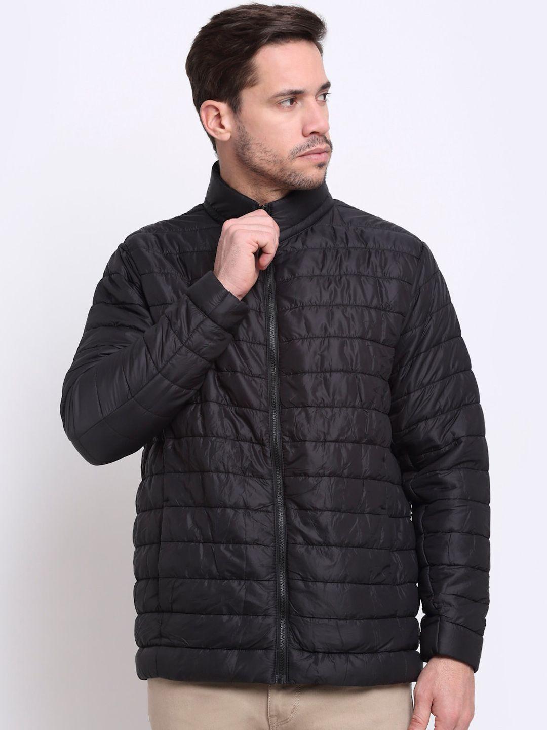 cantabil men black lightweight padded jacket