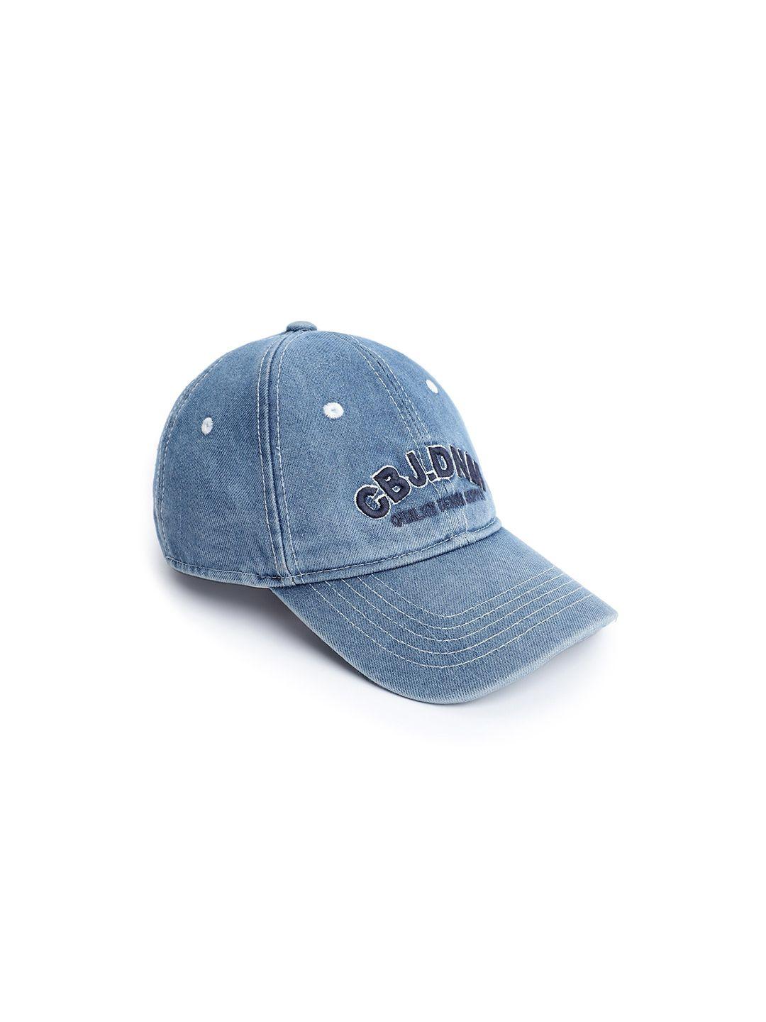 cantabil men blue embroidered baseball cap