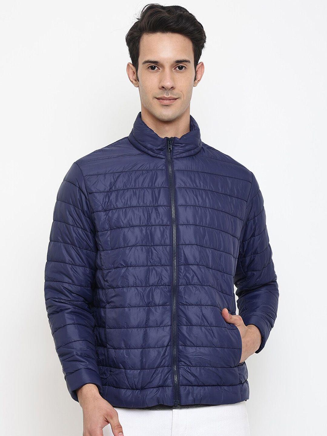 cantabil men blue puffer jacket