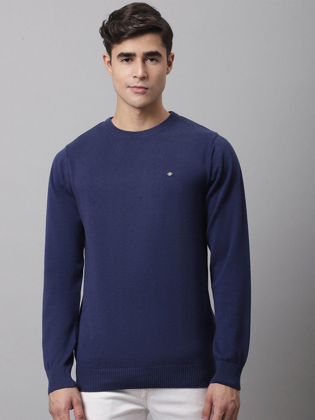 cantabil men blue pullover