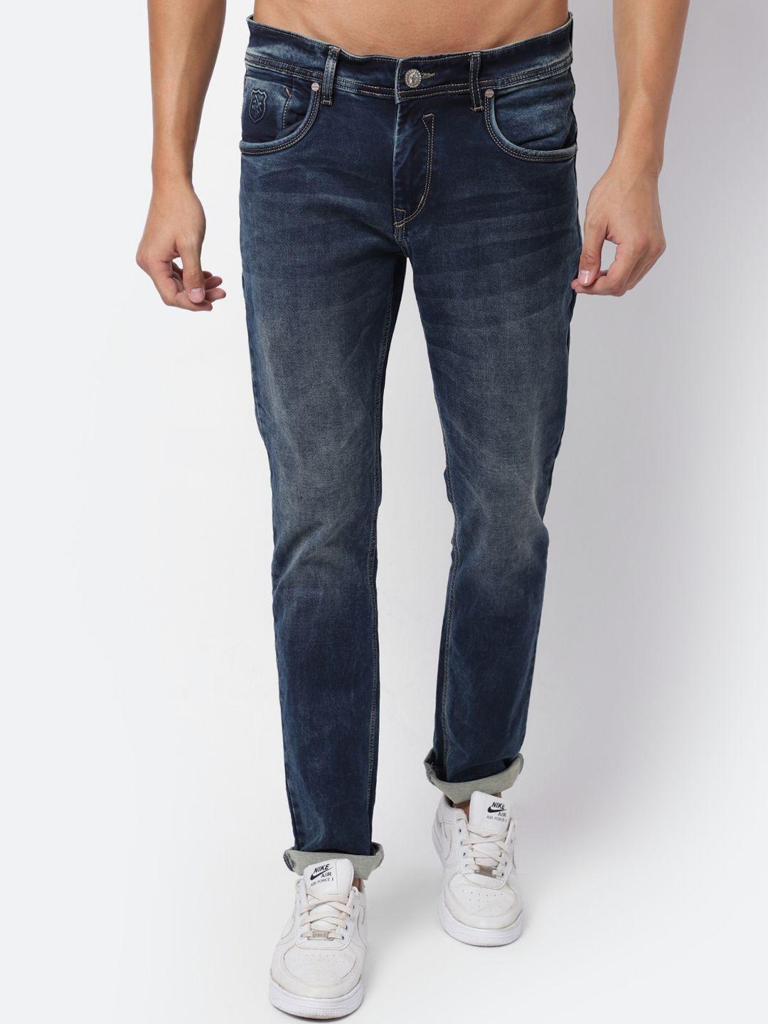 cantabil men cotton heavy fade jeans