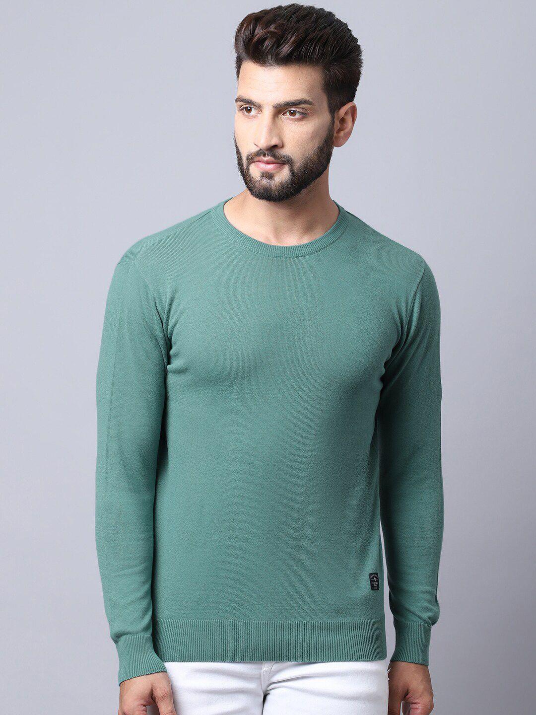 cantabil men green pullover