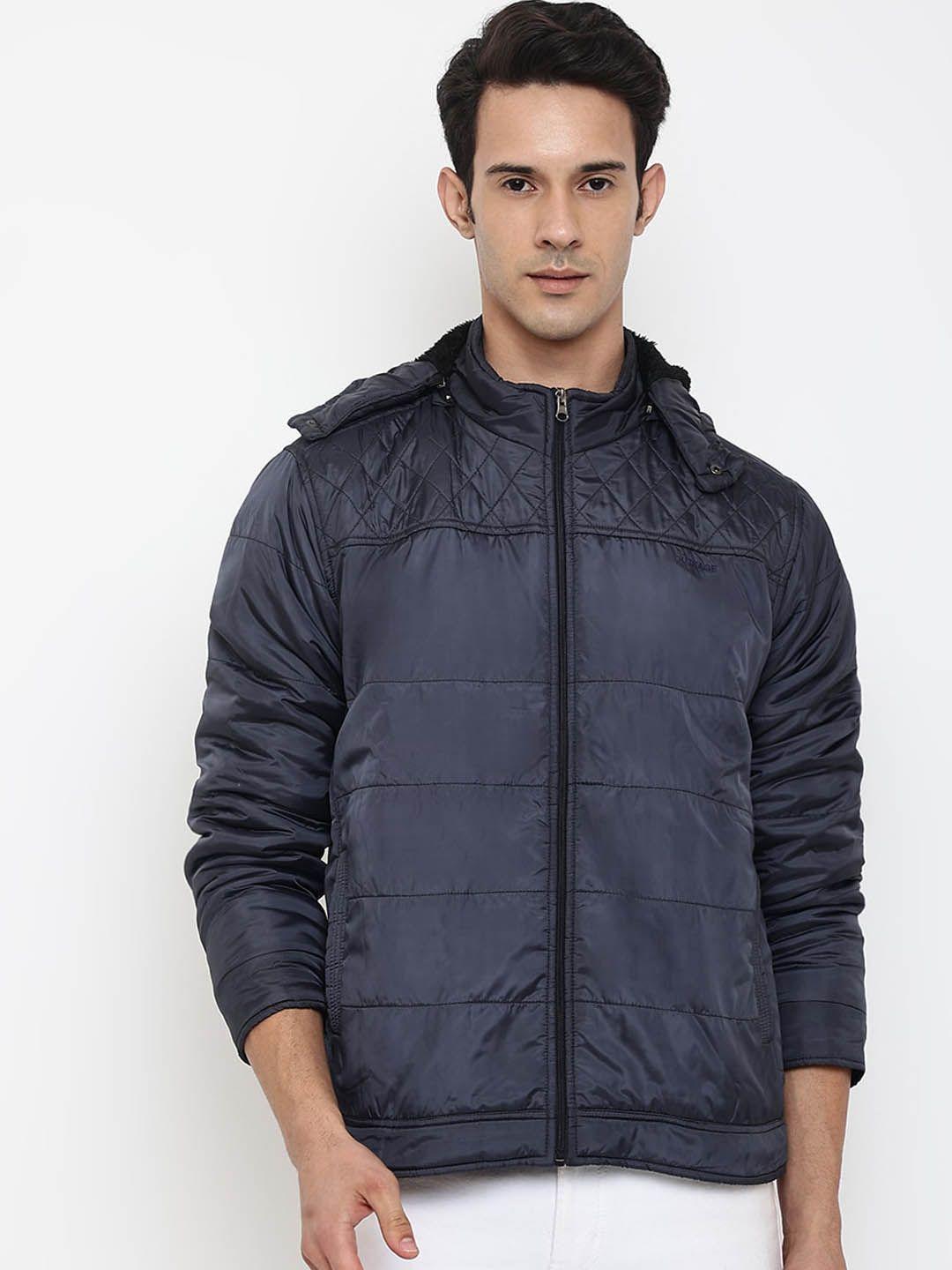 cantabil men hooded padded jacket