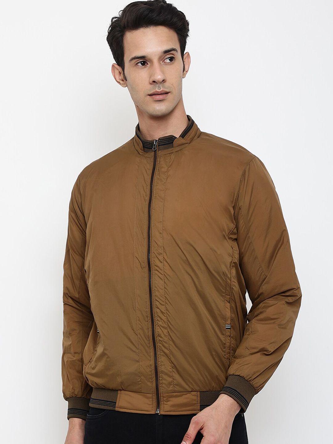 cantabil men khaki bomber jacket