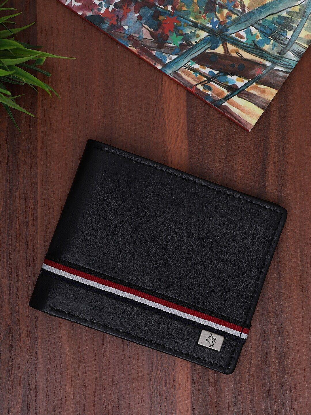 cantabil men leather two fold wallet