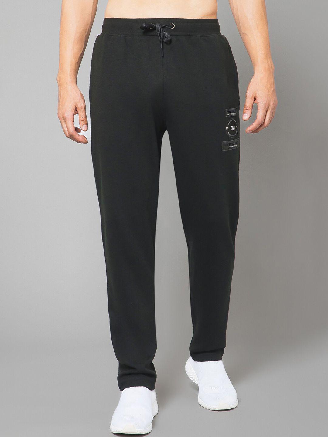 cantabil men mid-rise regular fit track pants