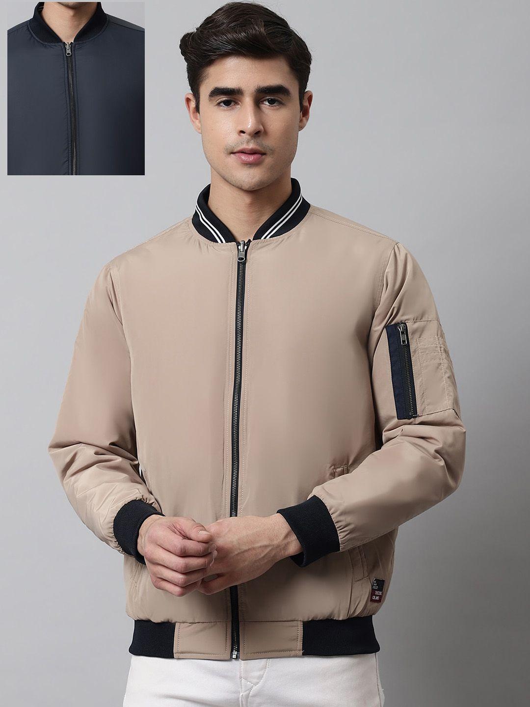 cantabil men reversible bomber jacket