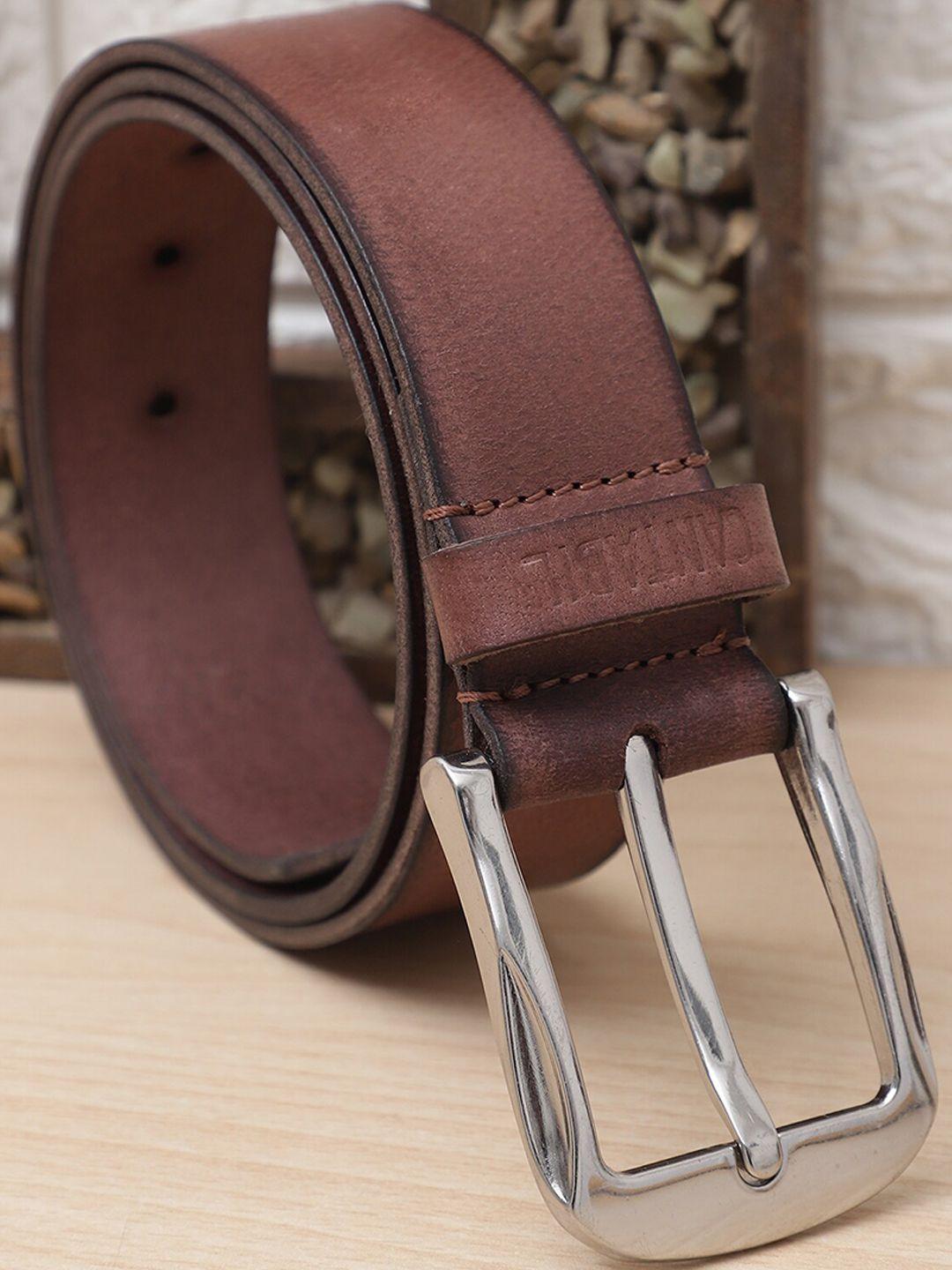 cantabil men tang leather belt