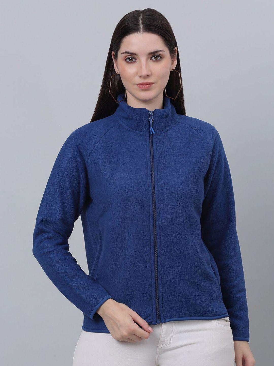 cantabil mock collar fleece sweatshirt