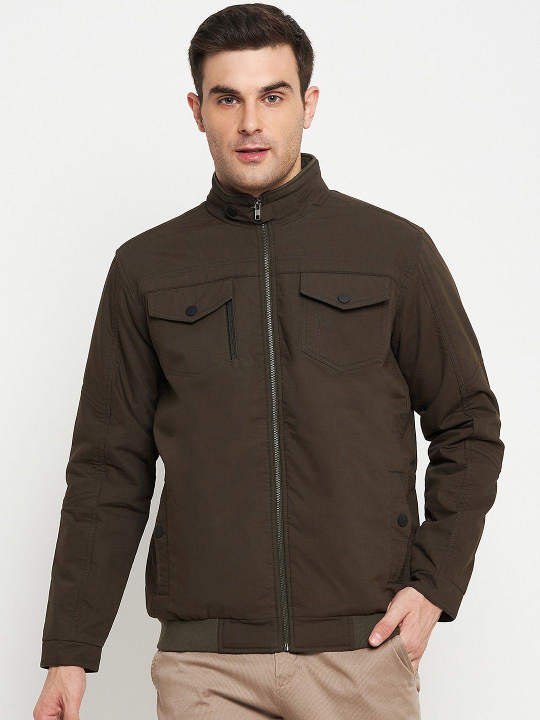 cantabil mock collar lightweight padded jacket