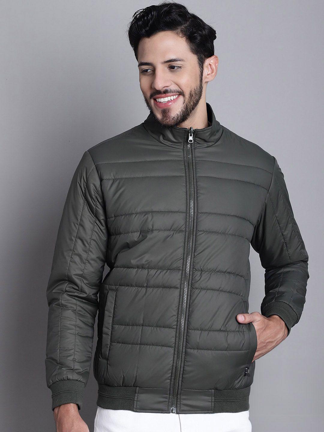 cantabil mock collar reversible puffer jacket