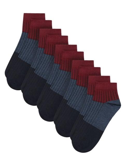 cantabil multi cotton regular fit striped socks