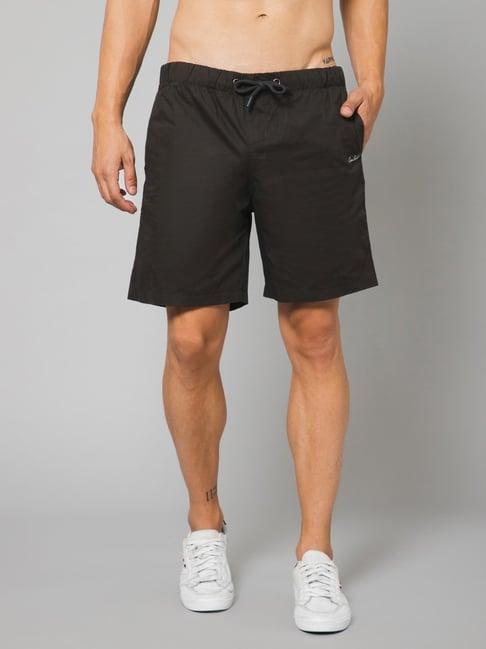 cantabil olive cotton regular fit bermuda shorts