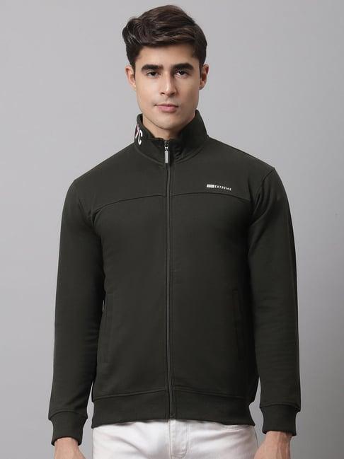 cantabil olive regular fit sweatshirt