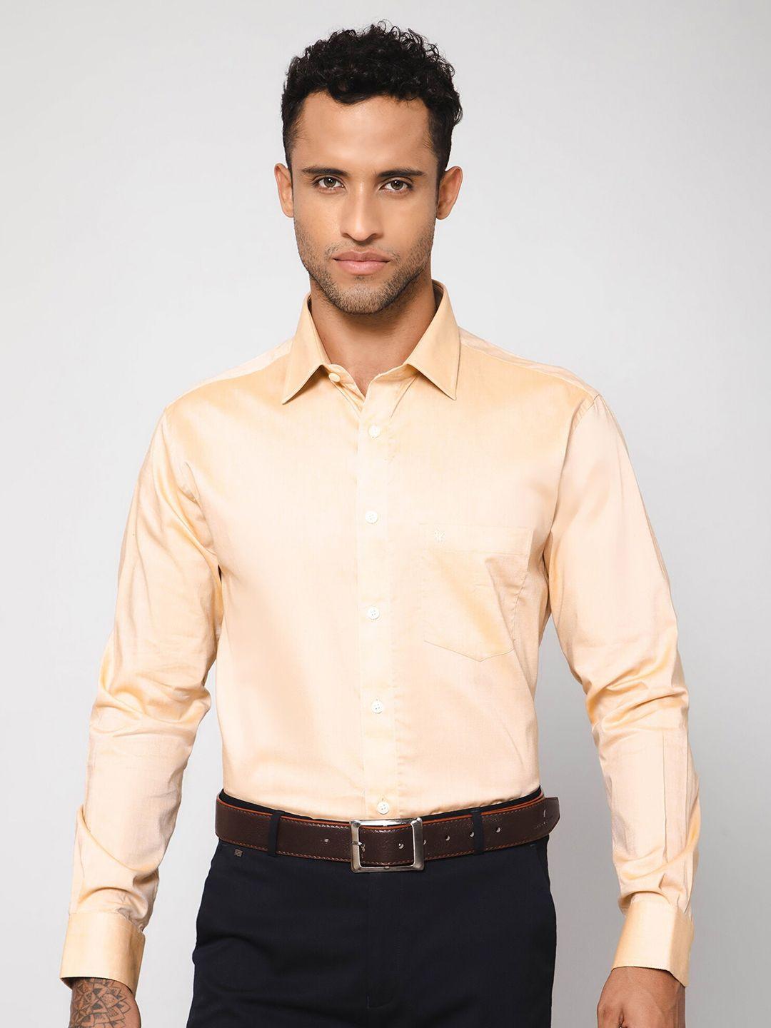 cantabil regular fit cotton formal shirt