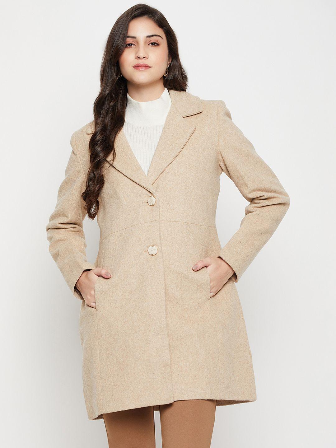 cantabil single-breasted notched-lapel long overcoat