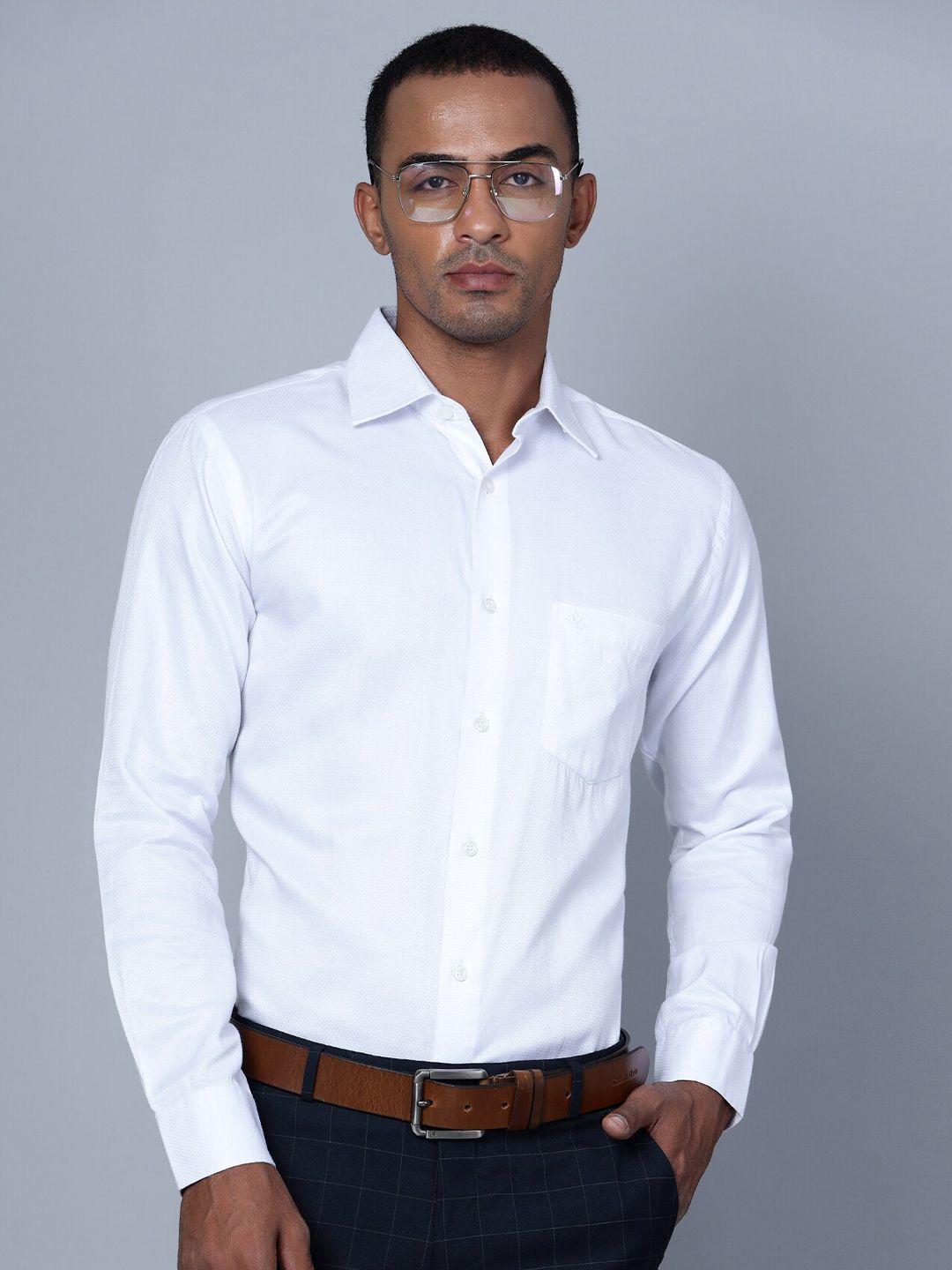 cantabil smart fit spread collar formal shirt