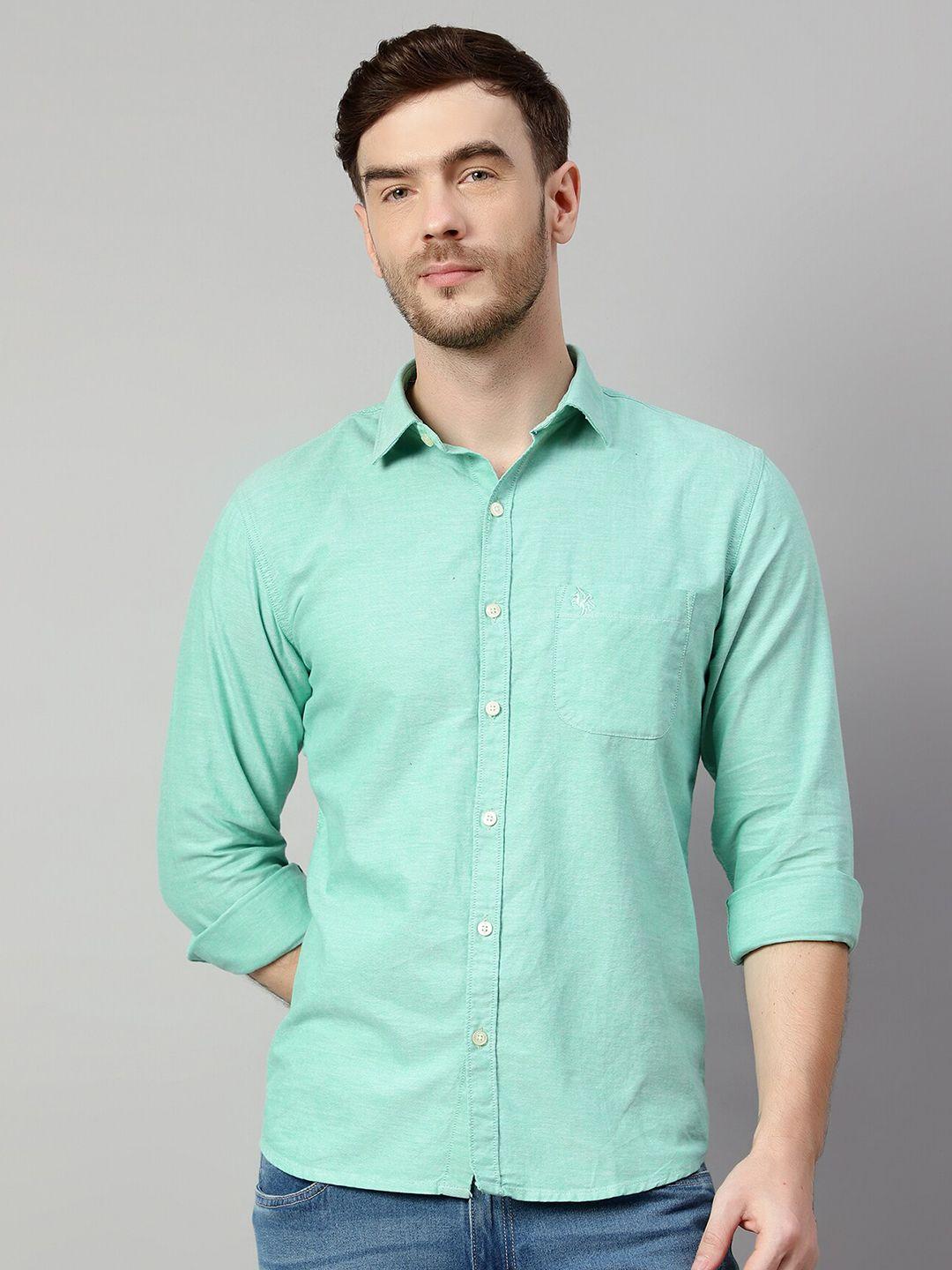 cantabil spread collar cotton casual shirt